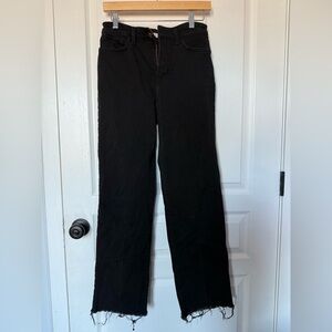 LC Lauren Conrad Black Flare Jeans